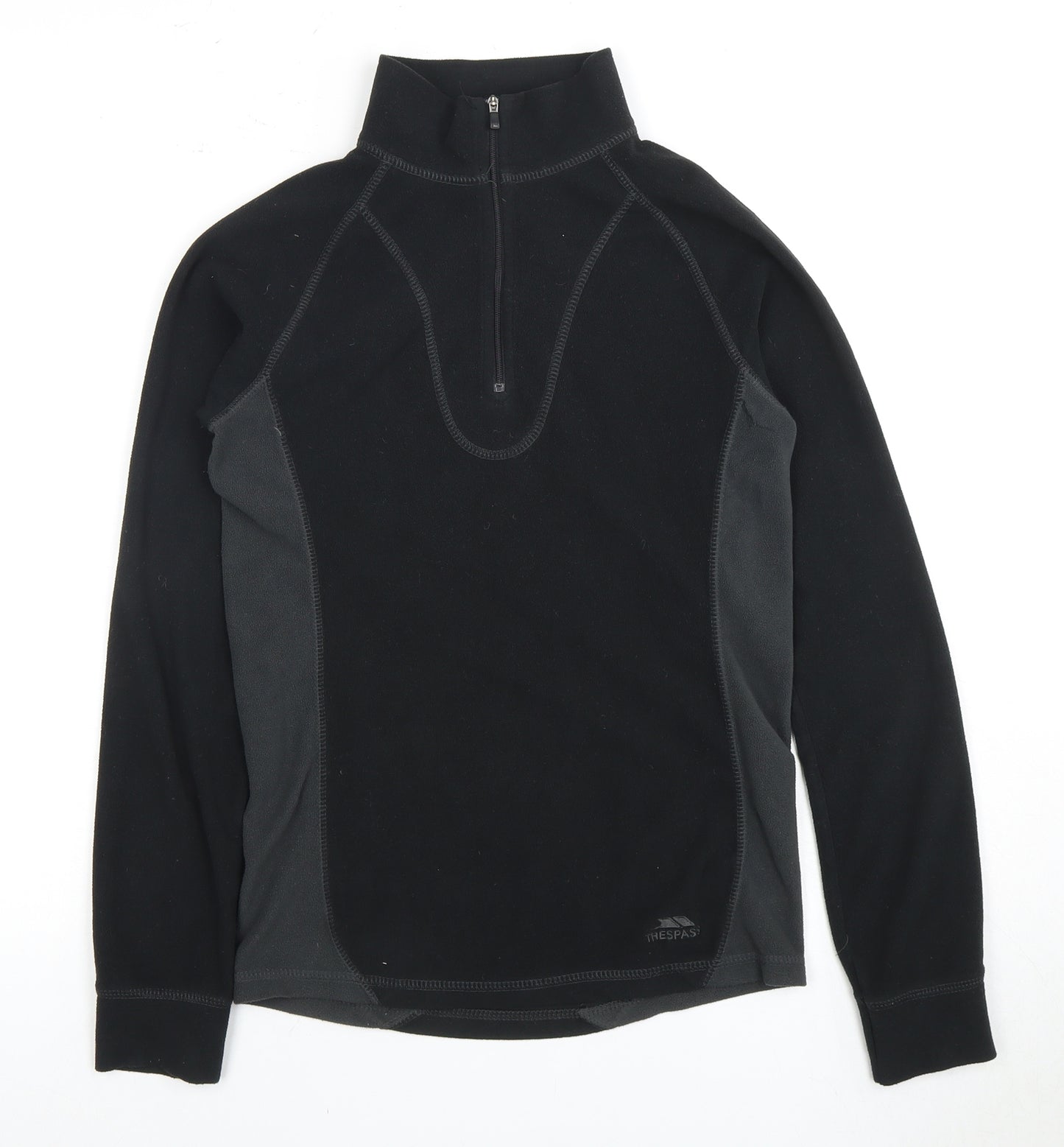 Trespass Women's Black 1/2 Zip Pullover Sweatshirt XS
