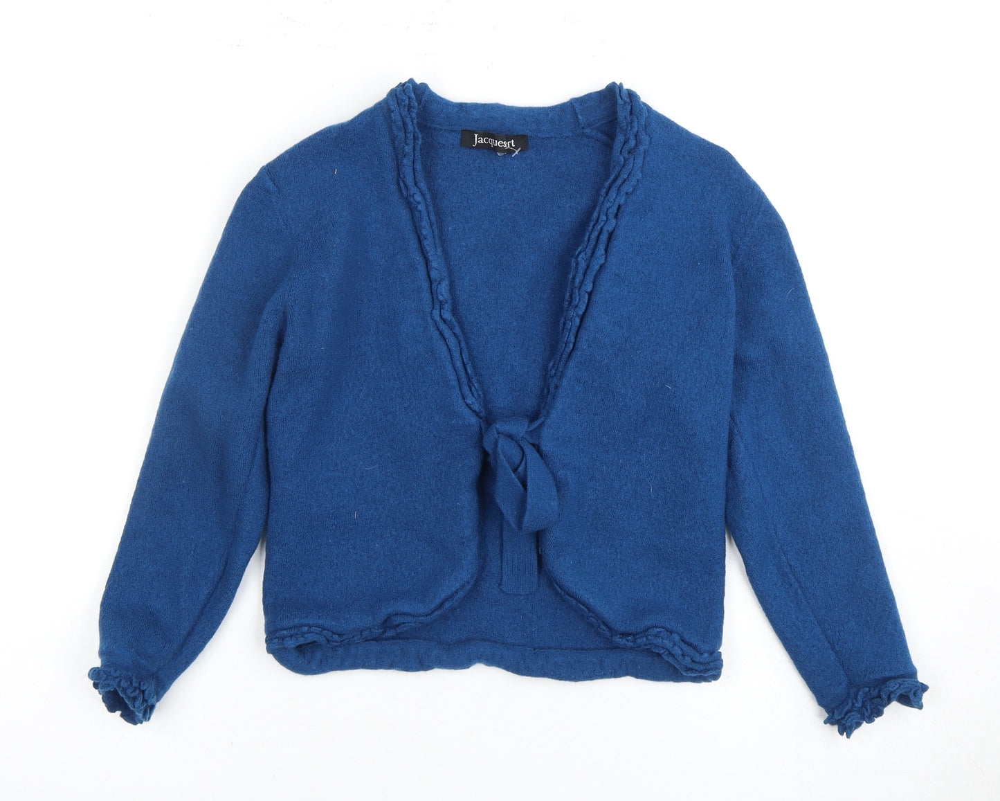 Jacques Vert Women's Blue Wool Cardigan M