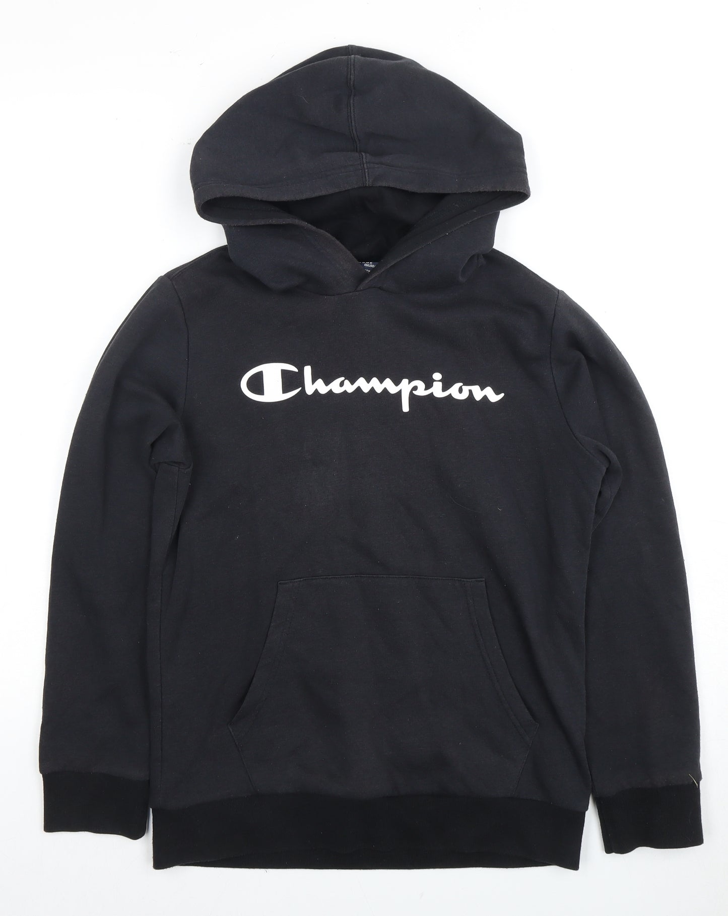 Champion Boys Black Pullover Hoodie - Size L