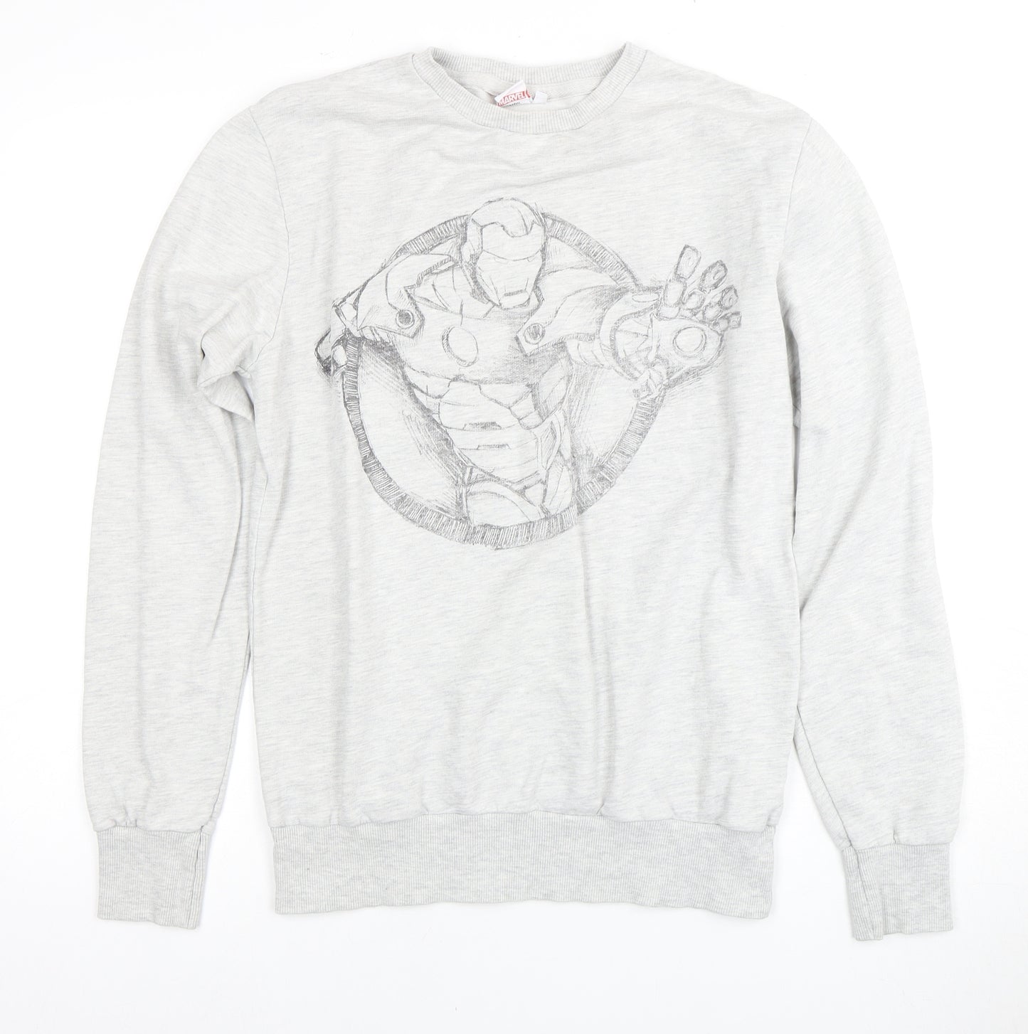 Marvel Avengers Men's Grey Iron Man Sweatshirt M