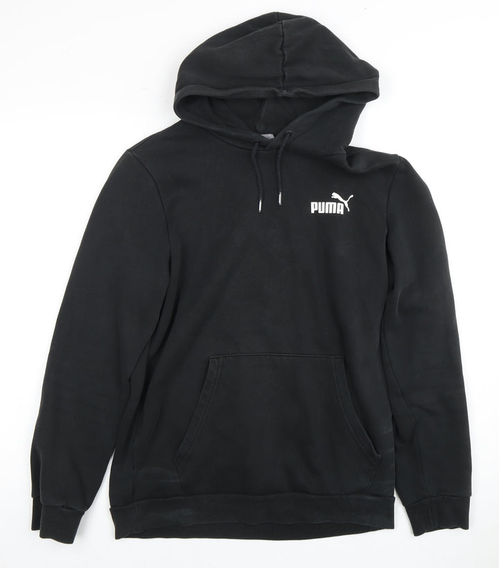 Puma Men’s Black Pullover Hoodie, Size S