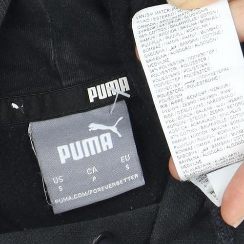 Puma Men’s Black Pullover Hoodie, Size S