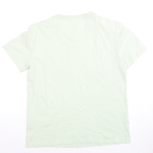 Adidas Women's Green Medium Cotton T-Shirt