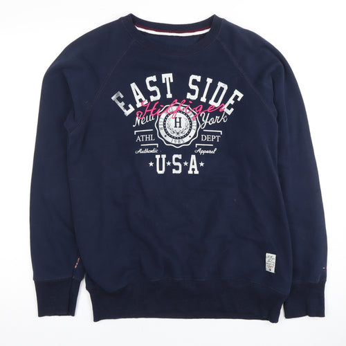 Tommy Hilfiger Unisex Blue Pullover Sweatshirt M