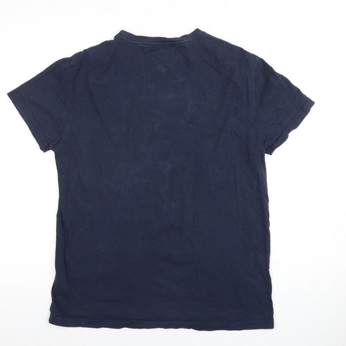 Tommy Jeans Men's Blue Graphic T-Shirt Size S