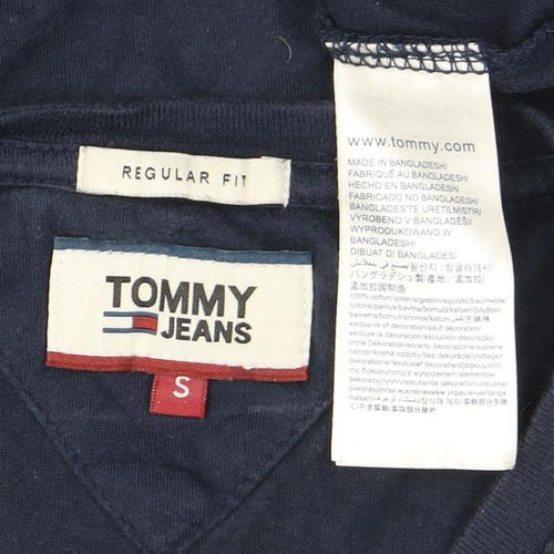 Tommy Jeans Men's Blue Graphic T-Shirt Size S