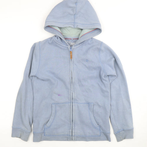FatFace Boys Blue Dinosaur Hoodie - 10-11Y Full Zip