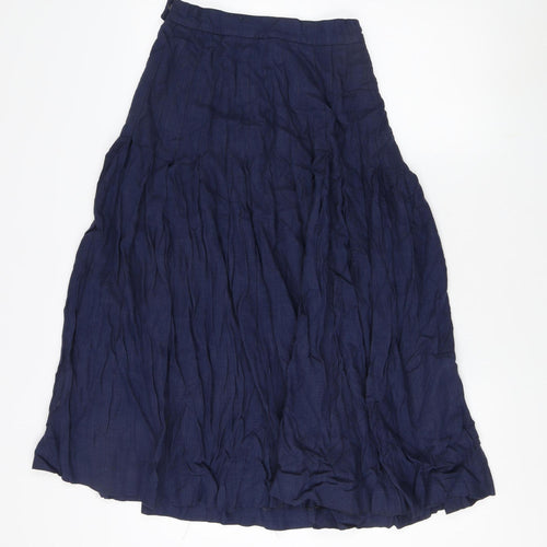 mr.jax Women's Blue Skirt, UK Size 8, Vintage Classic