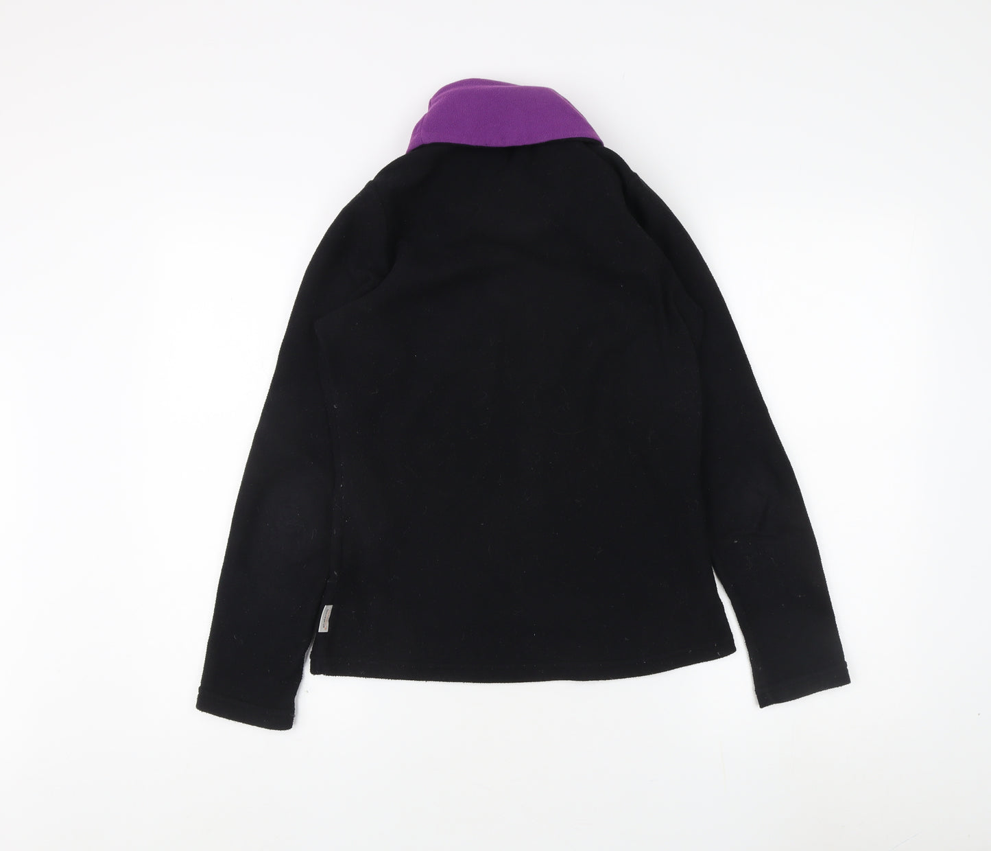 Decathlon Women's Black Mock Neck Fleece Sweatshirt S