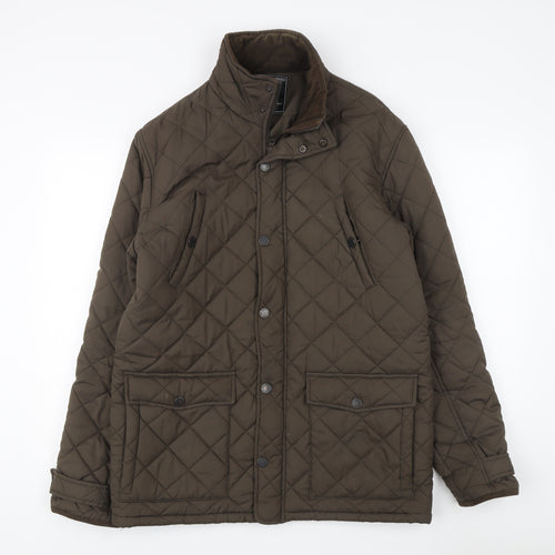Austin Reed Men's Brown Medium Quilted Jacket