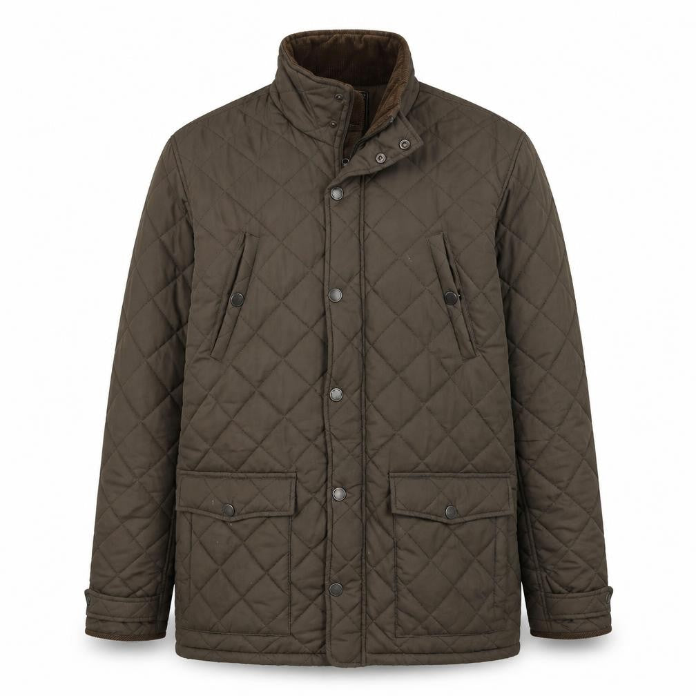 Austin Reed Men's Brown Medium Quilted Jacket
