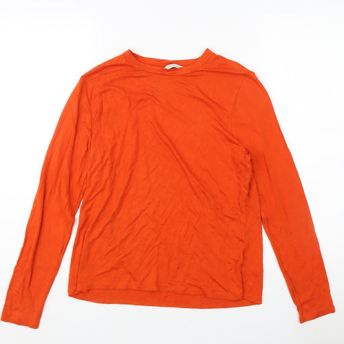 FW BRIDGE Women's Orange Long Sleeve Top Size 16