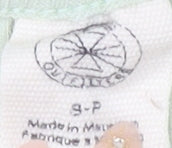 Urban Outfitters Women's Green Cropped Long Sleeve Top - Size S