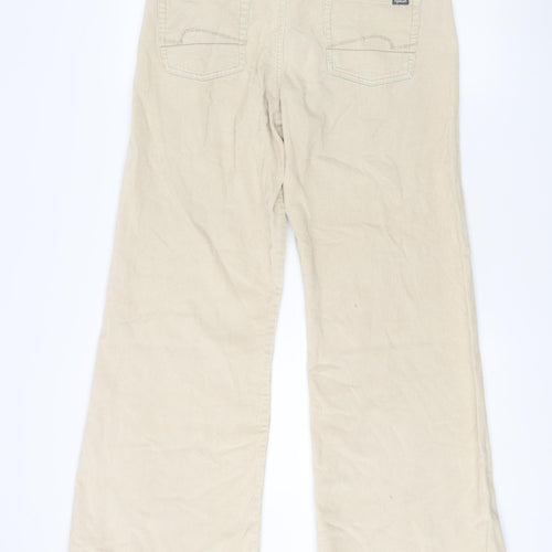Rip Curl Women's Beige Trousers, Size 14, Regular Fit
