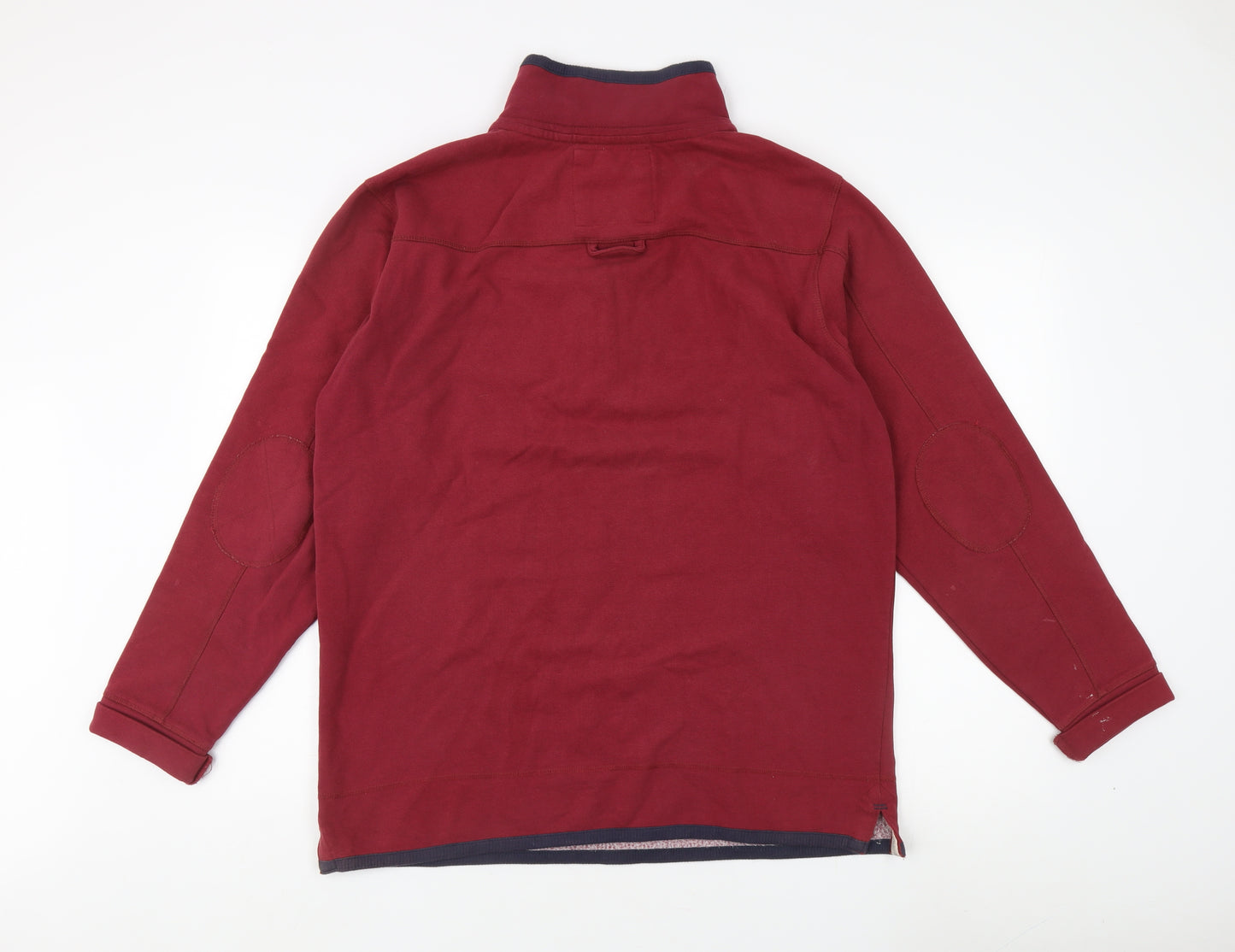 Old Guys Rule Men's Red Pullover 1/4 Zip Sweatshirt M