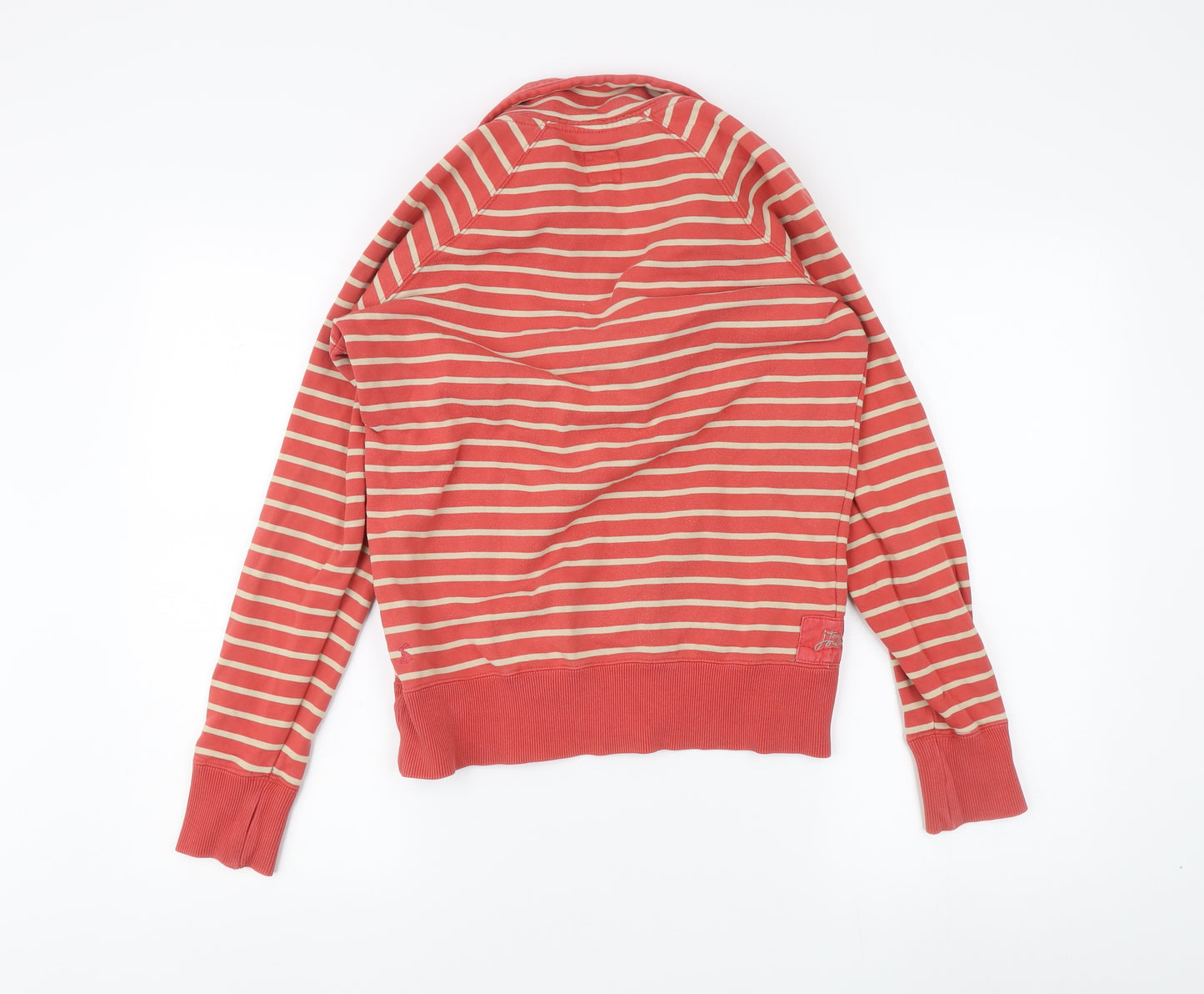 Joule Women's Red Striped Sweatshirt, Size 8