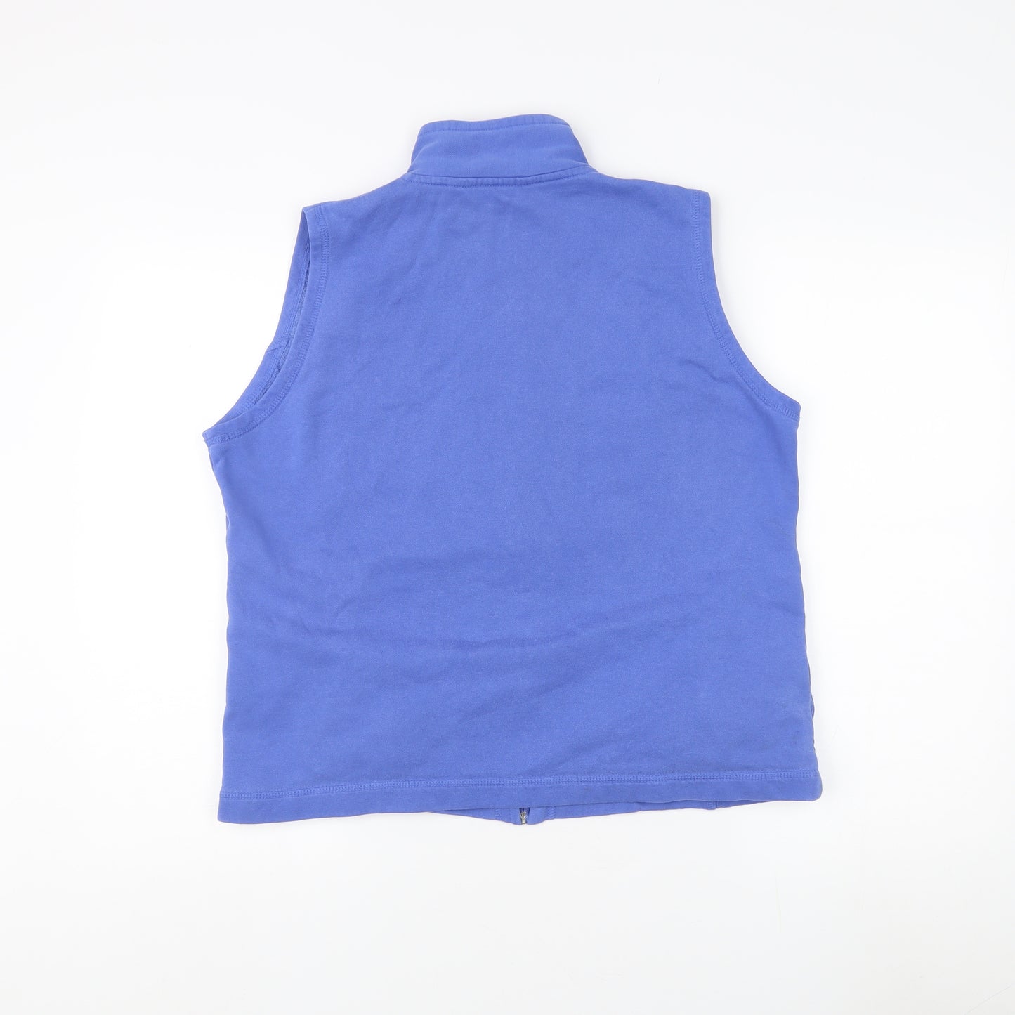 Idle Women's Blue Waistcoat M 14-16 Casual Zip