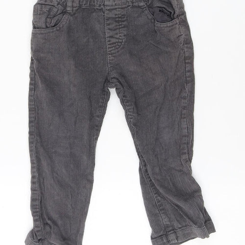 United Colors of Benetton Grey Corduroy Trousers 18-24 M