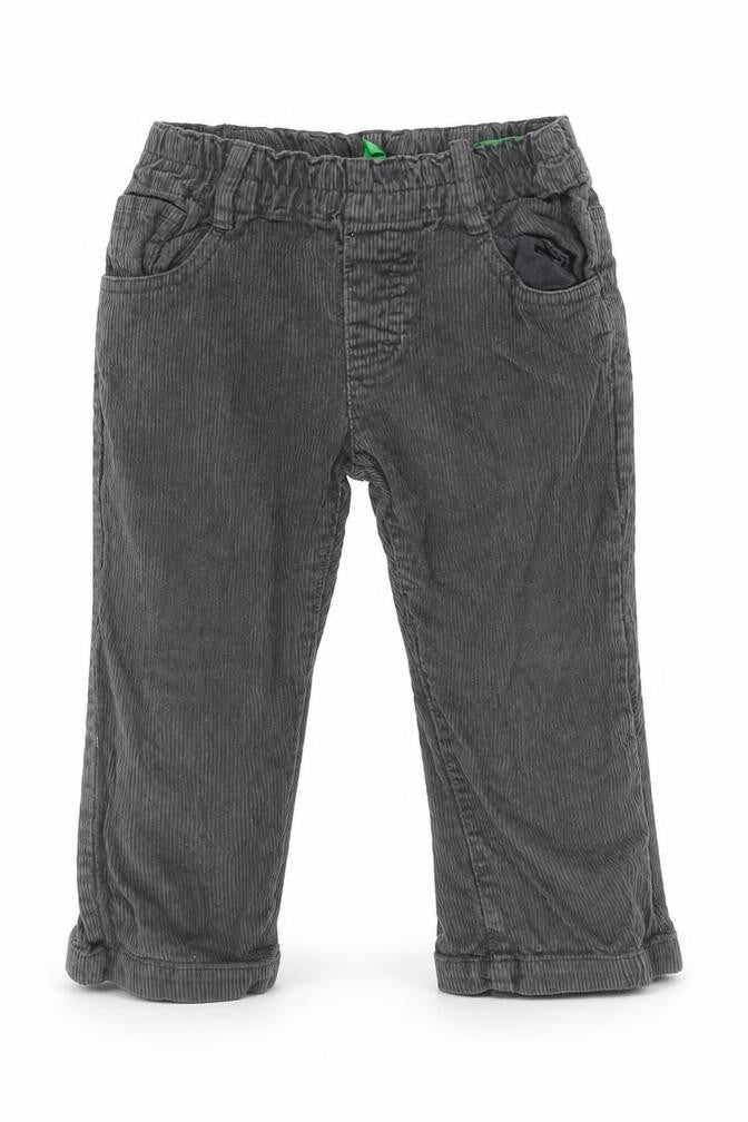 United Colors of Benetton Grey Corduroy Trousers 18-24 M