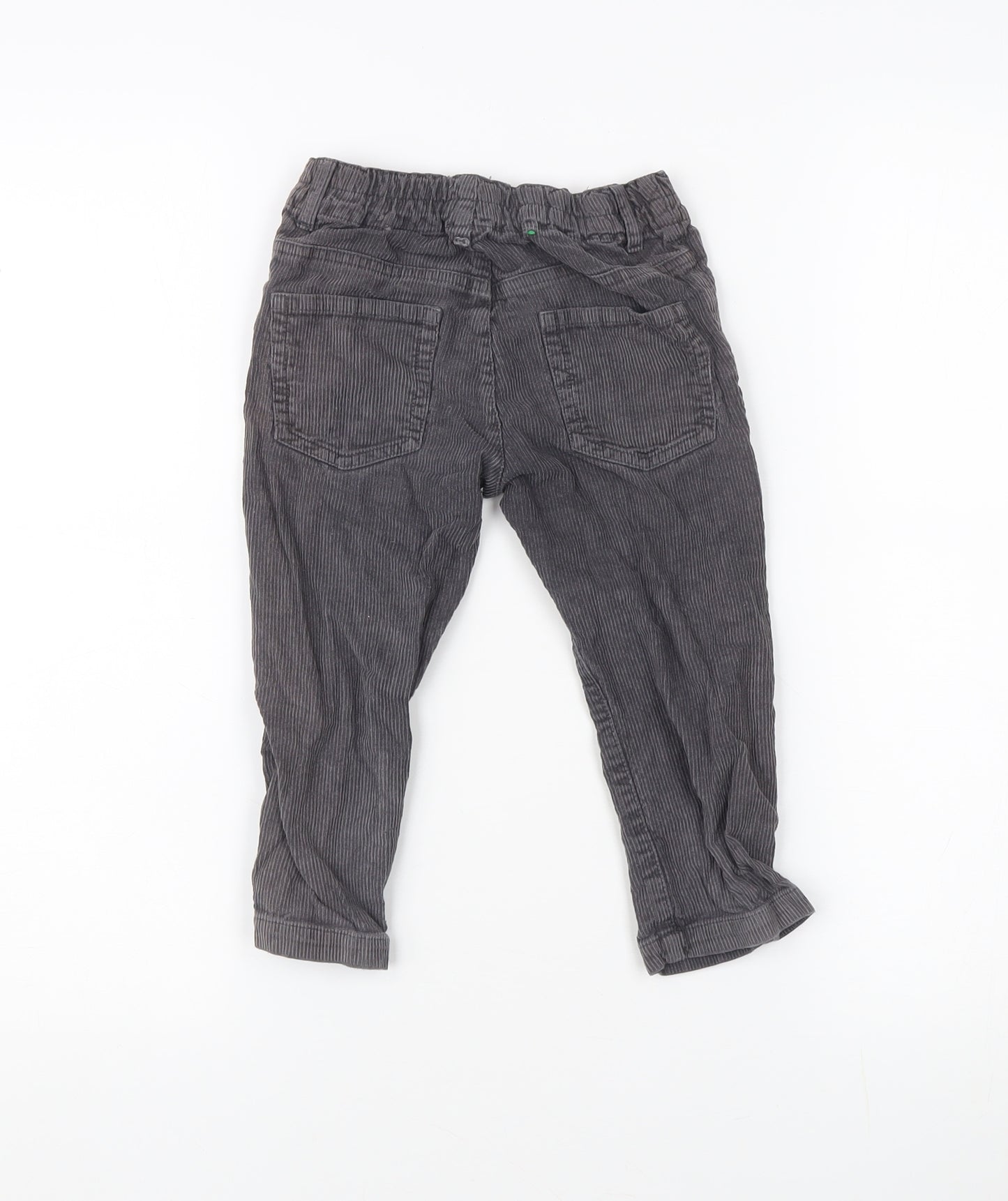 United Colors of Benetton Grey Corduroy Trousers 18-24 M