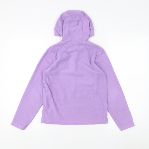 Mountain Warehouse Girls Purple Fleece Hoodie 7-8 Years