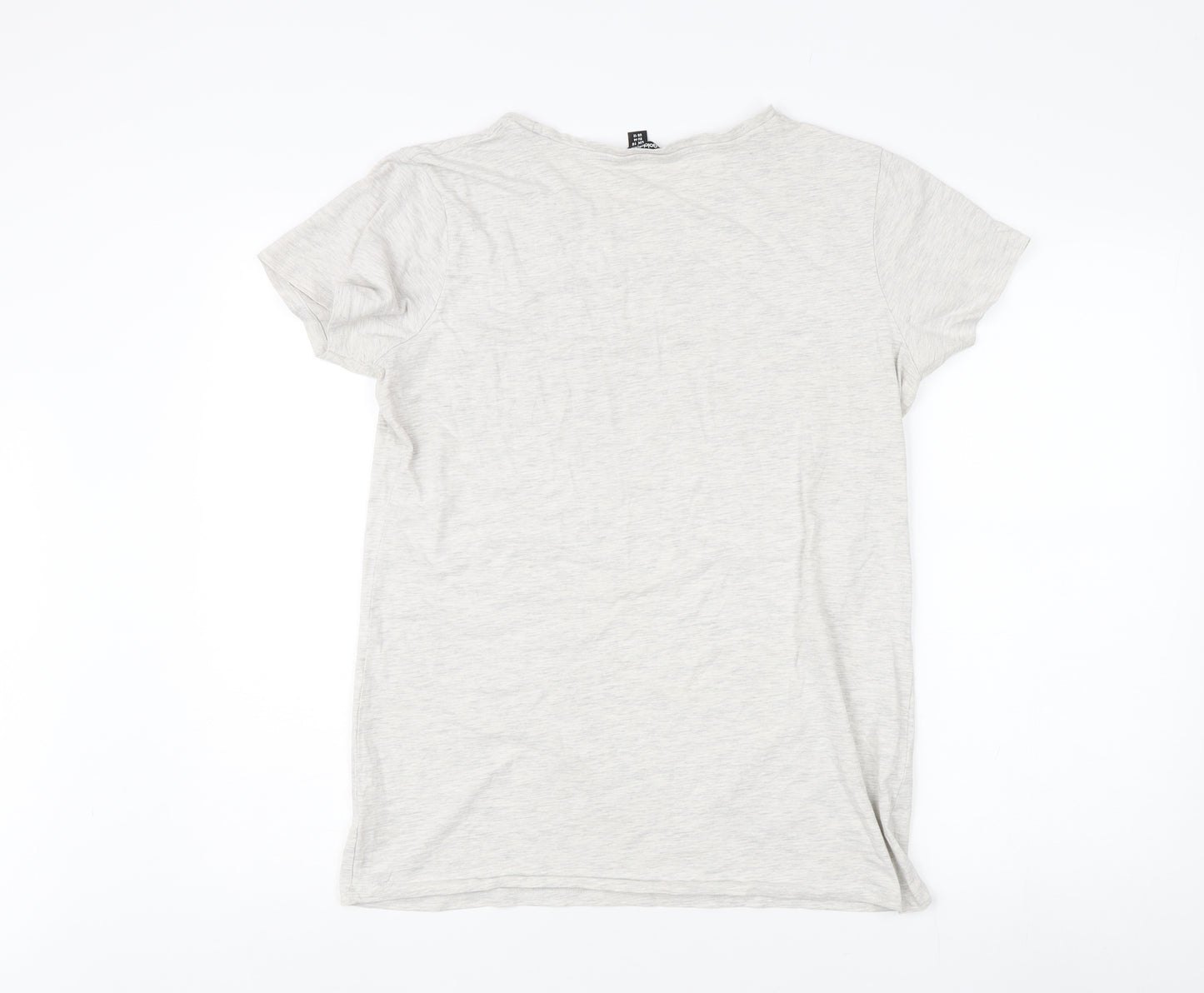 Golddigga Women's Grey Graphic T-Shirt Size 16
