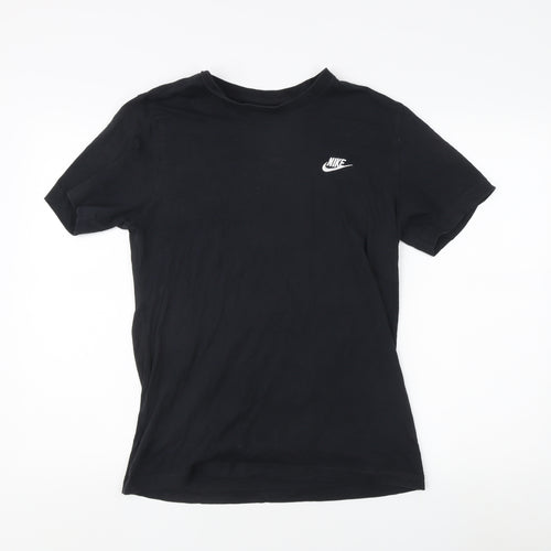 Nike Men's Black Short Sleeve Crew Neck T-Shirt, M