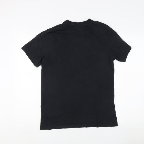 Nike Men's Black Short Sleeve Crew Neck T-Shirt, M