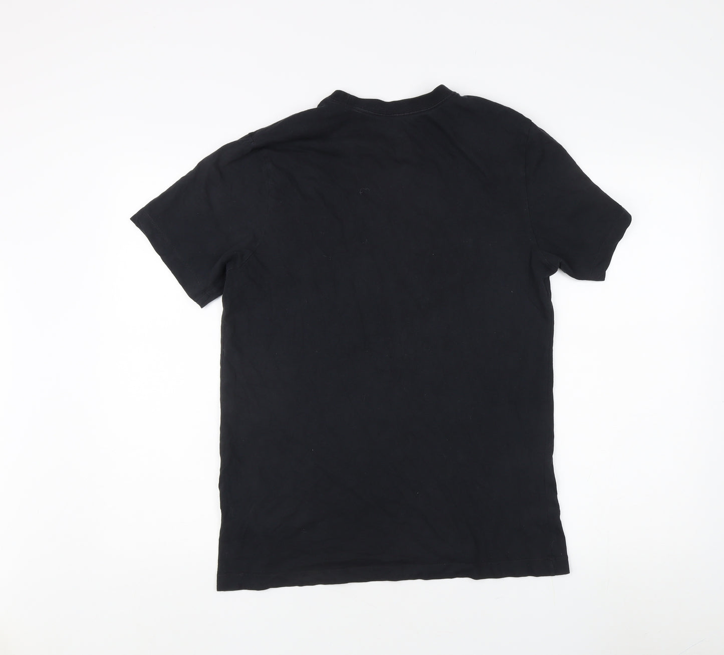 Nike Men's Black Short Sleeve Crew Neck T-Shirt, M