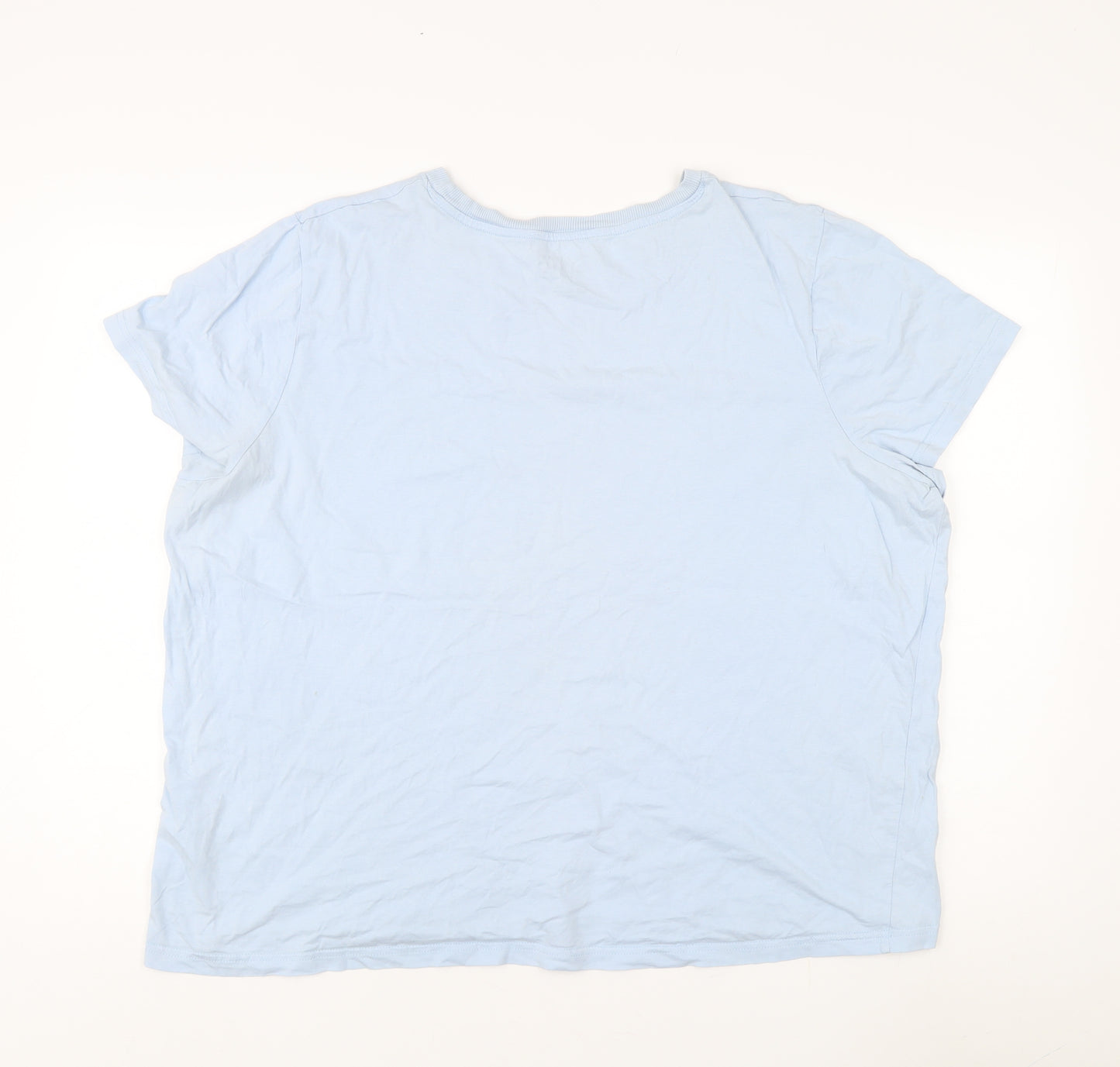 Disney Women's Blue Stitch T-Shirt, Size 22/24, Summer