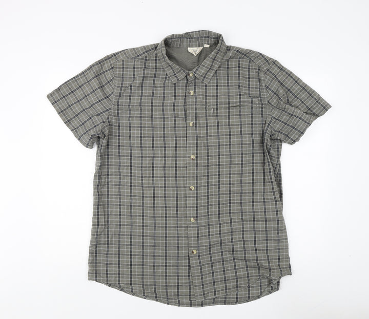 Mountain Warehouse Men's Checked Button-Up Shirt XL