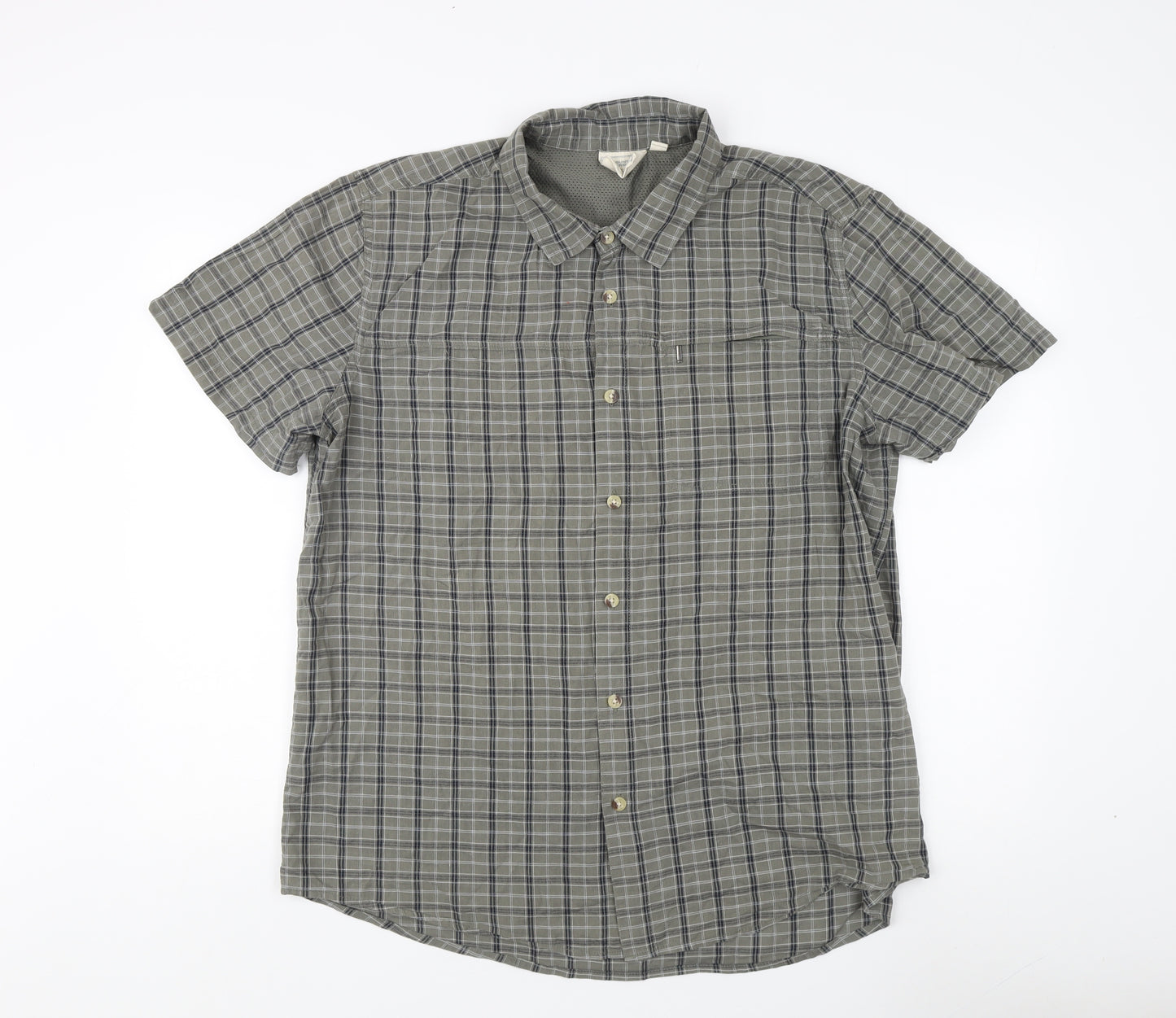 Mountain Warehouse Men's Checked Button-Up Shirt XL