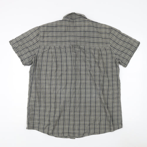 Mountain Warehouse Men's Checked Button-Up Shirt XL