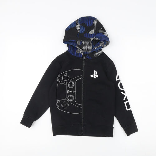 Next Boys PlayStation Black Full Zip Hoodie 5 Years