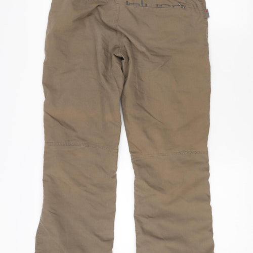 Blurr Women’s Brown XS Cotton-Nylon Belted Trousers