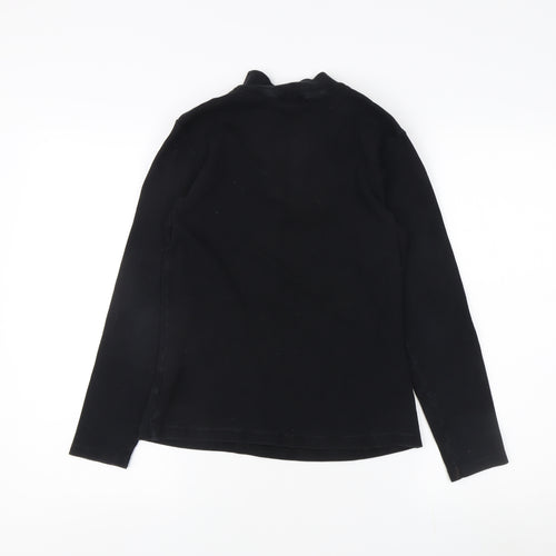 Mint Velvet Black Women's Long Sleeve Top M