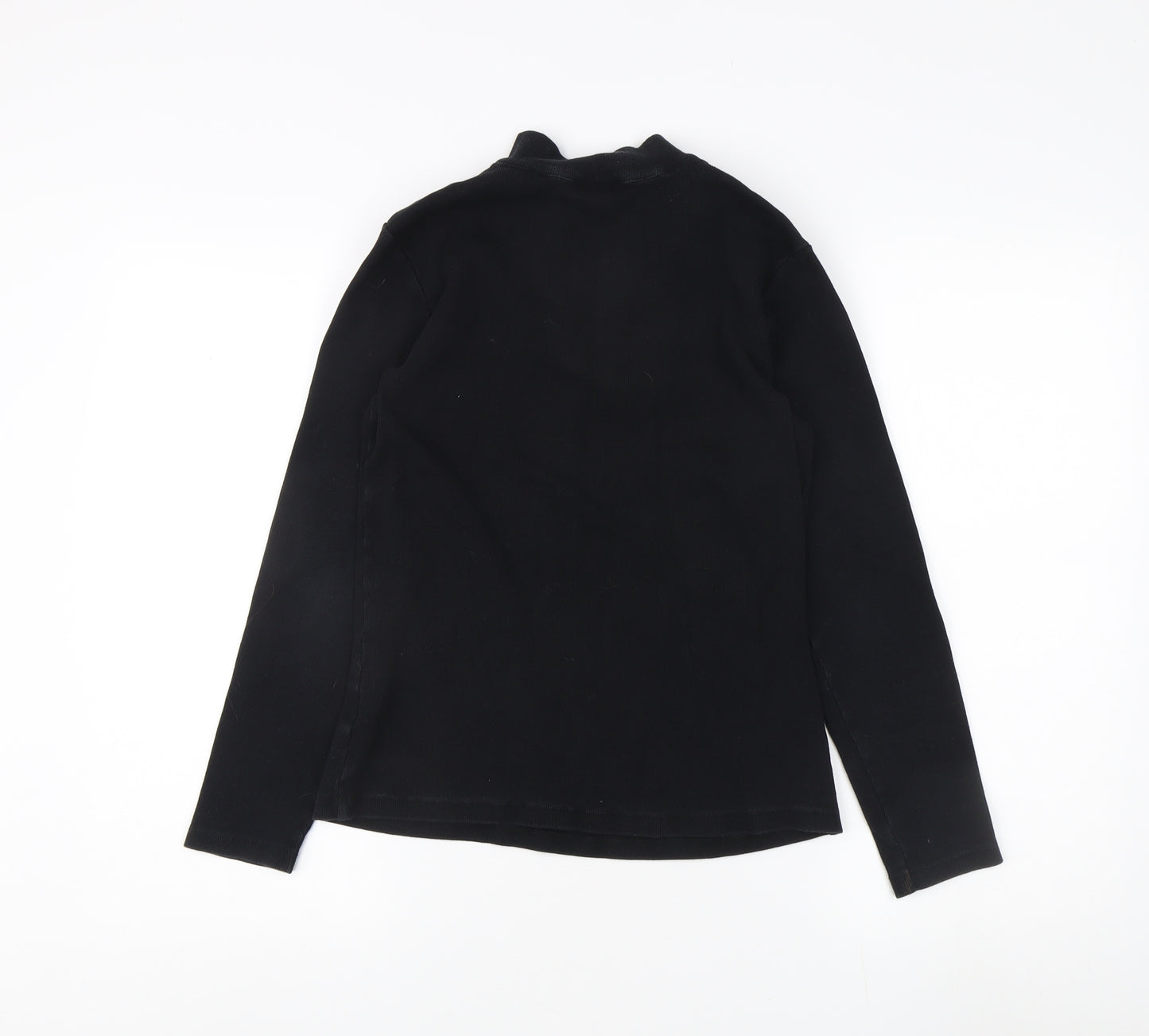 Mint Velvet Black Women's Long Sleeve Top M