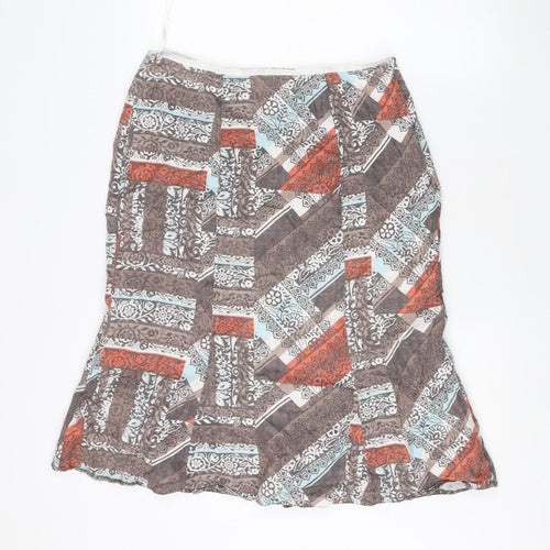 CC Women's Multicoloured Geometric Petites Skirt