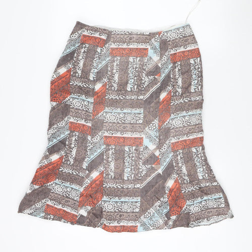 CC Women's Multicoloured Geometric Petites Skirt