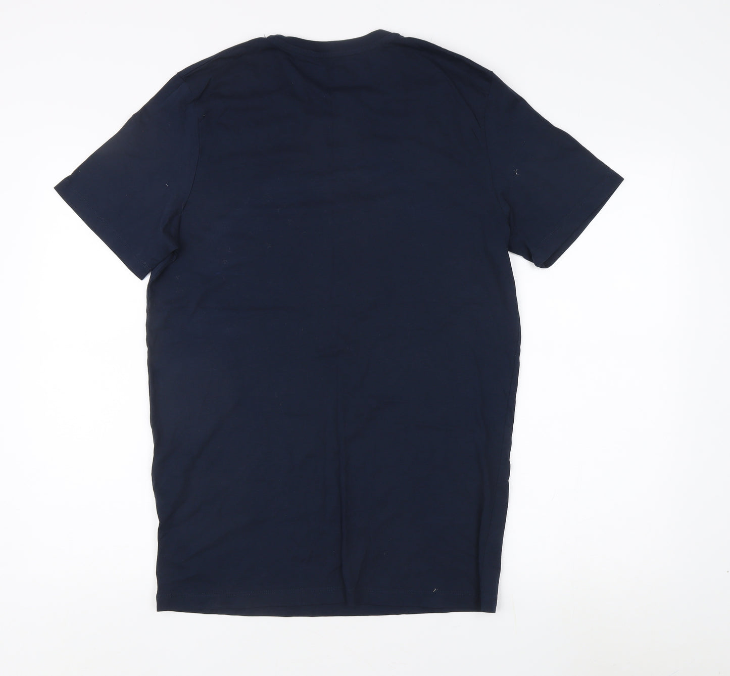 Jack & Jones Men's Blue Graphic Print T-Shirt L