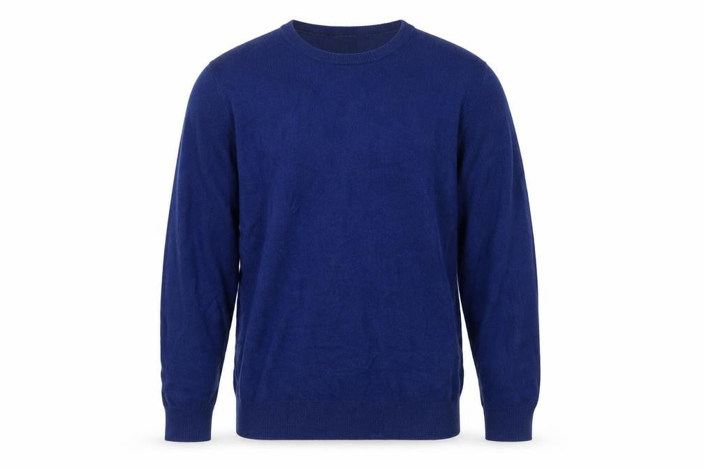 Front view of Tailorbyrd Men's Blue XL jumper