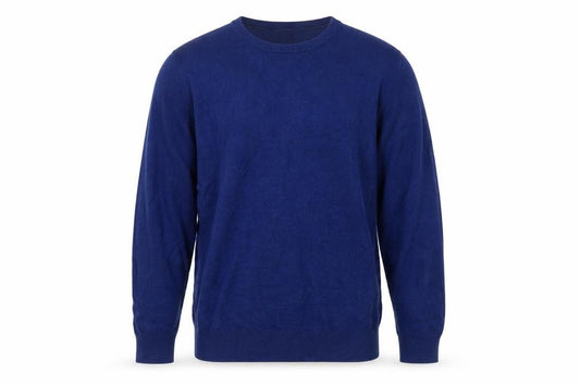 Front view of Tailorbyrd Men's Blue XL jumper