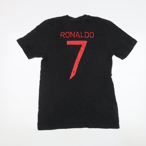 Adidas Men's Black S Sports T-Shirt with Ronaldo 7