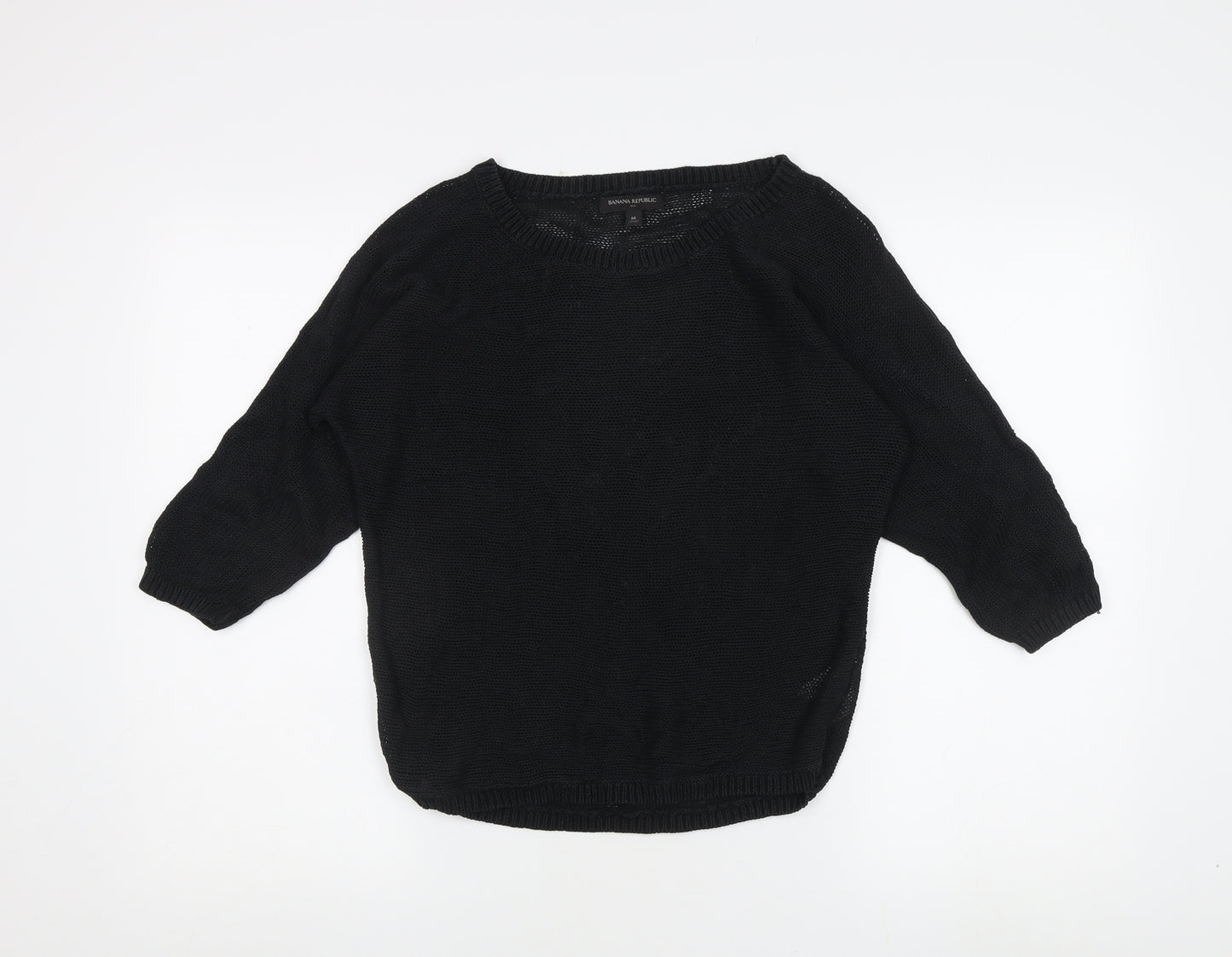 Banana Republic Women's Black Pullover Jumper Size M
