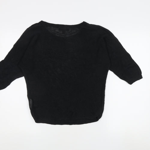 Banana Republic Women's Black Pullover Jumper Size M