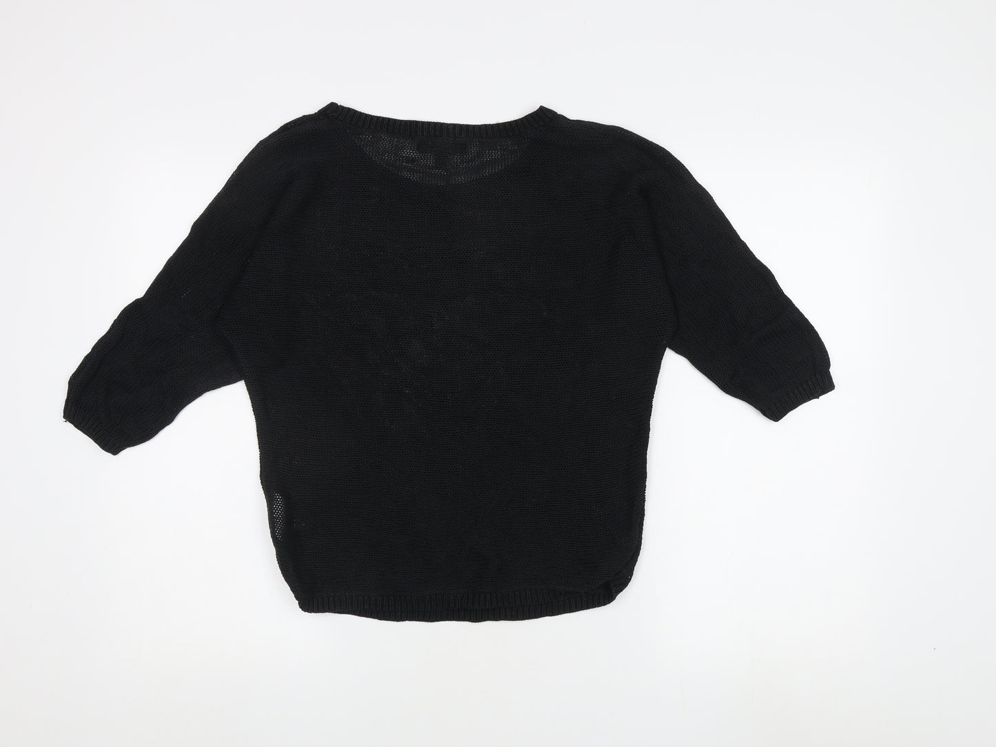 Banana Republic Women's Black Pullover Jumper Size M