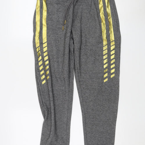 Alex Jones London Men's Grey Jogger Pants S Comfortable