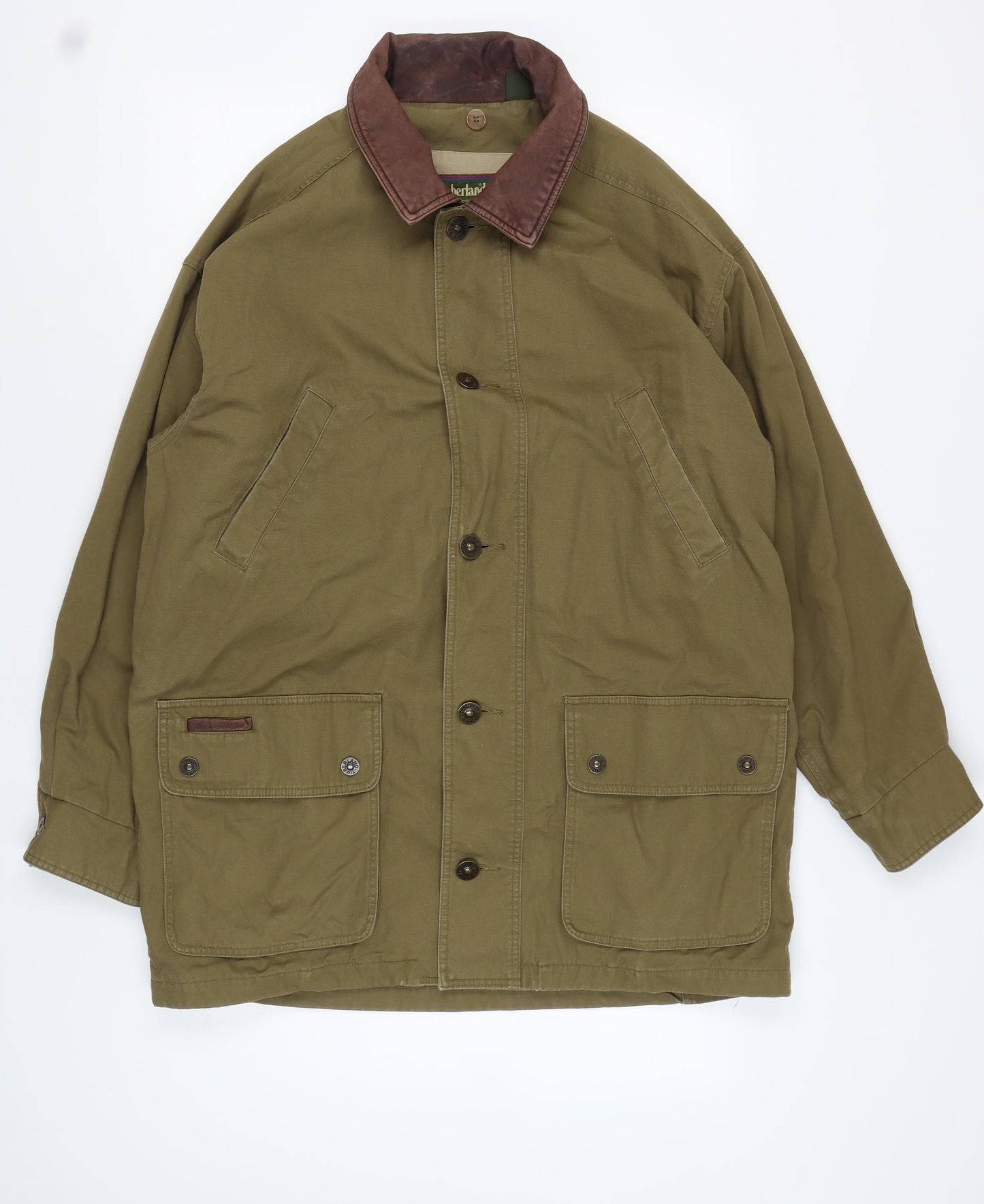Timberland Men's Green Overcoat Jacket L