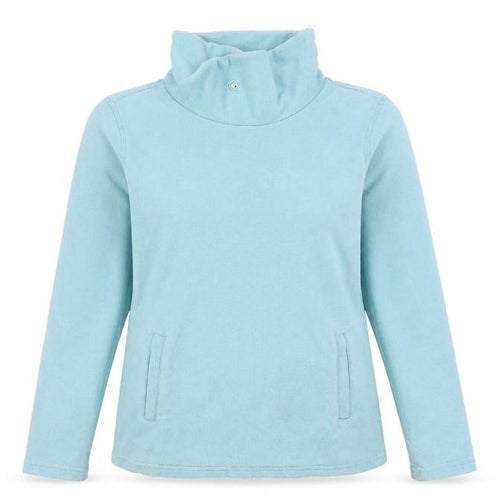 Mountain Warehouse Women's Blue Cowl Neck Sweatshirt Size 8