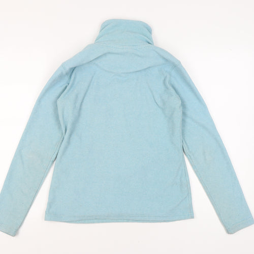 Mountain Warehouse Women's Blue Cowl Neck Sweatshirt Size 8